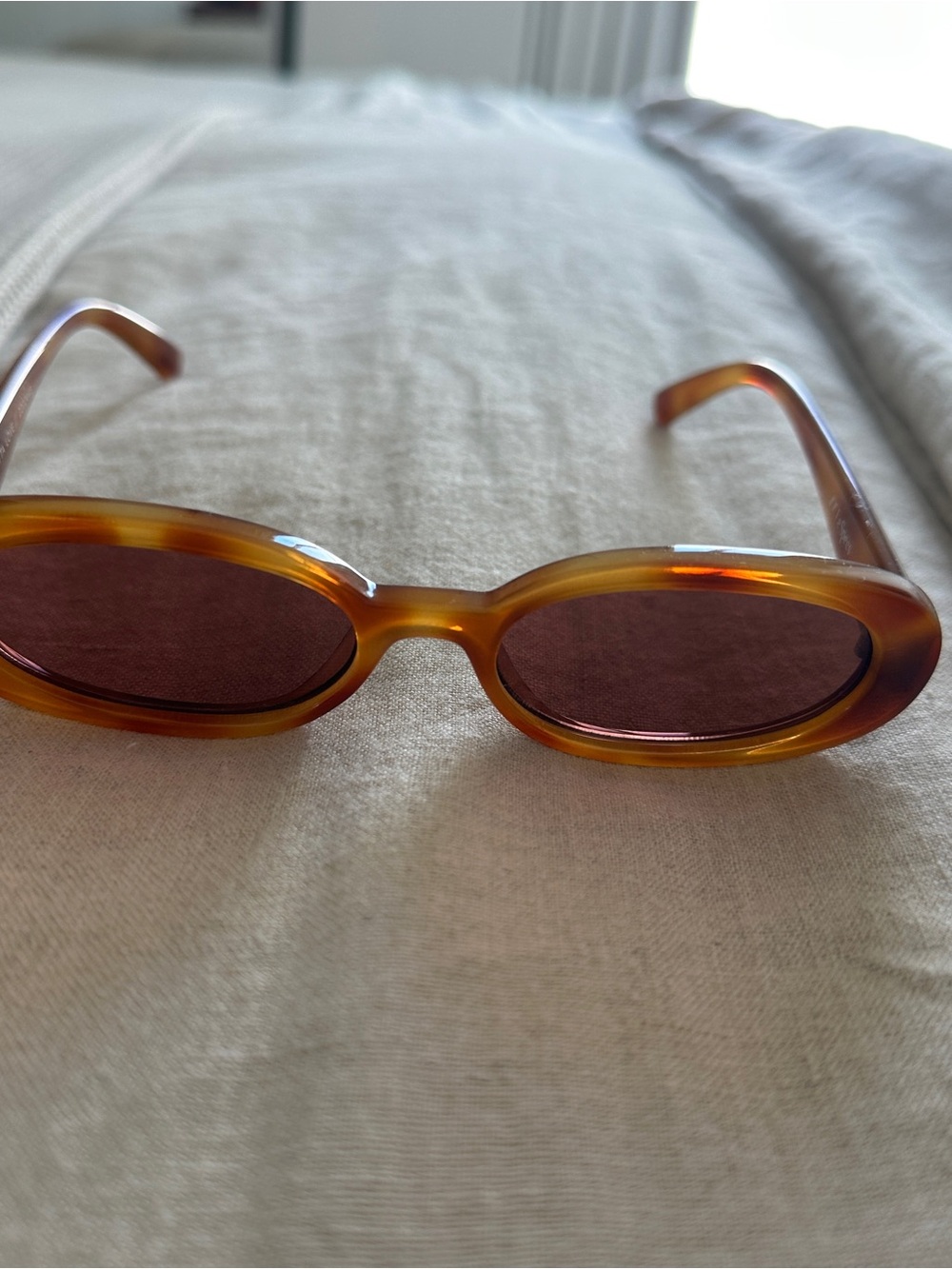 Le Specs Tortoiseshell Outta Love Sunglasses - Picture 4 of 8